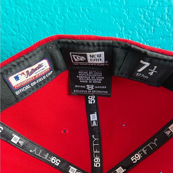 Los Angeles Angels Baseball Flat-bill Lids Hat ~ Size 7 1/4 - Picture 7 of 9